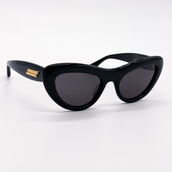 NEW BOTTEGA VENETA BV1282S 001 BLACK CAT EYE WOMEN  display picture 1